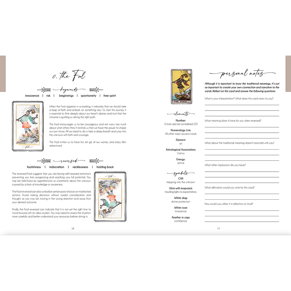 SEO Learn Tarot Bundle: Modern Hue Deck and Decoding Book