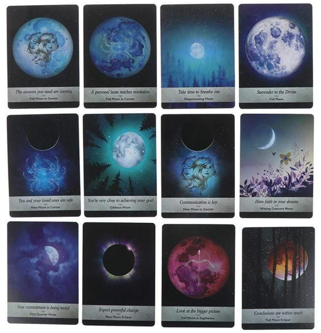 Moonology Oracle Cards For Lunar Wisdom And Guidance