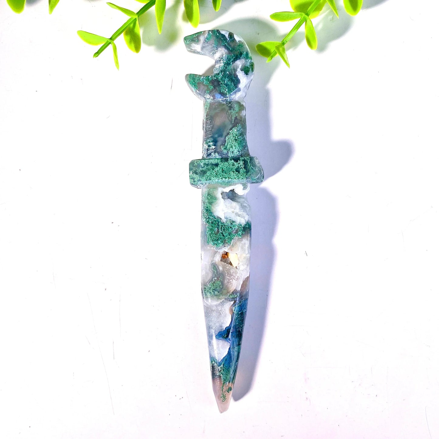 Ritual Crystal Athames for Wiccan Energy and Protection