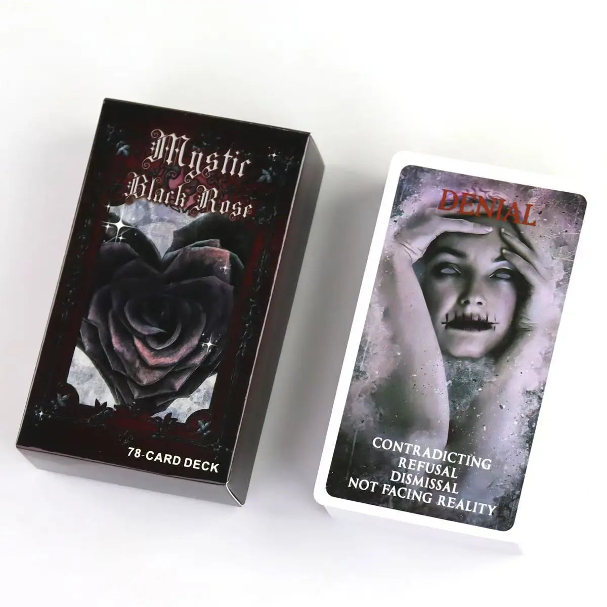Mystic Black Rose Oracle Deck For Divination And Insight