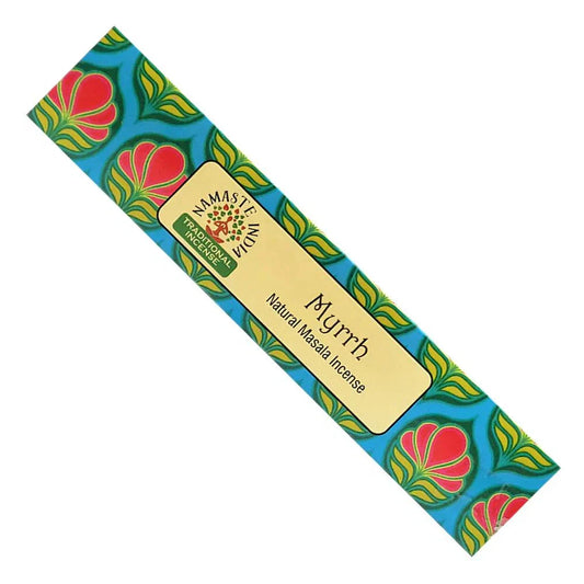 Namaste India Myrrh Incense Stick for Purification and Calm