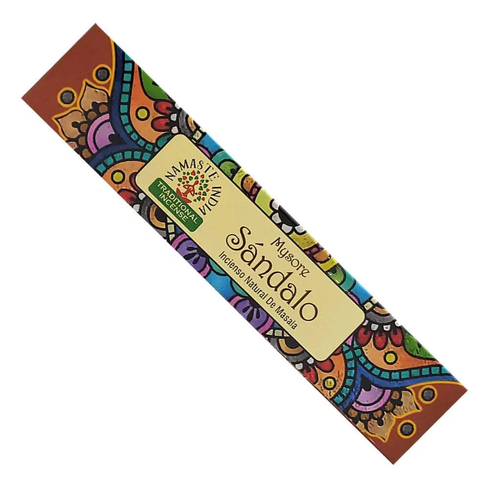 Mysore Sandalwood Incense Sticks By Namaste India 15g