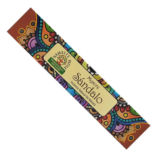 Mysore Sandalwood Incense Sticks By Namaste India 15g