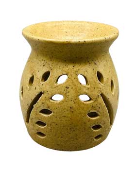 Beige Ceramic Oil Diffuser 3.75"