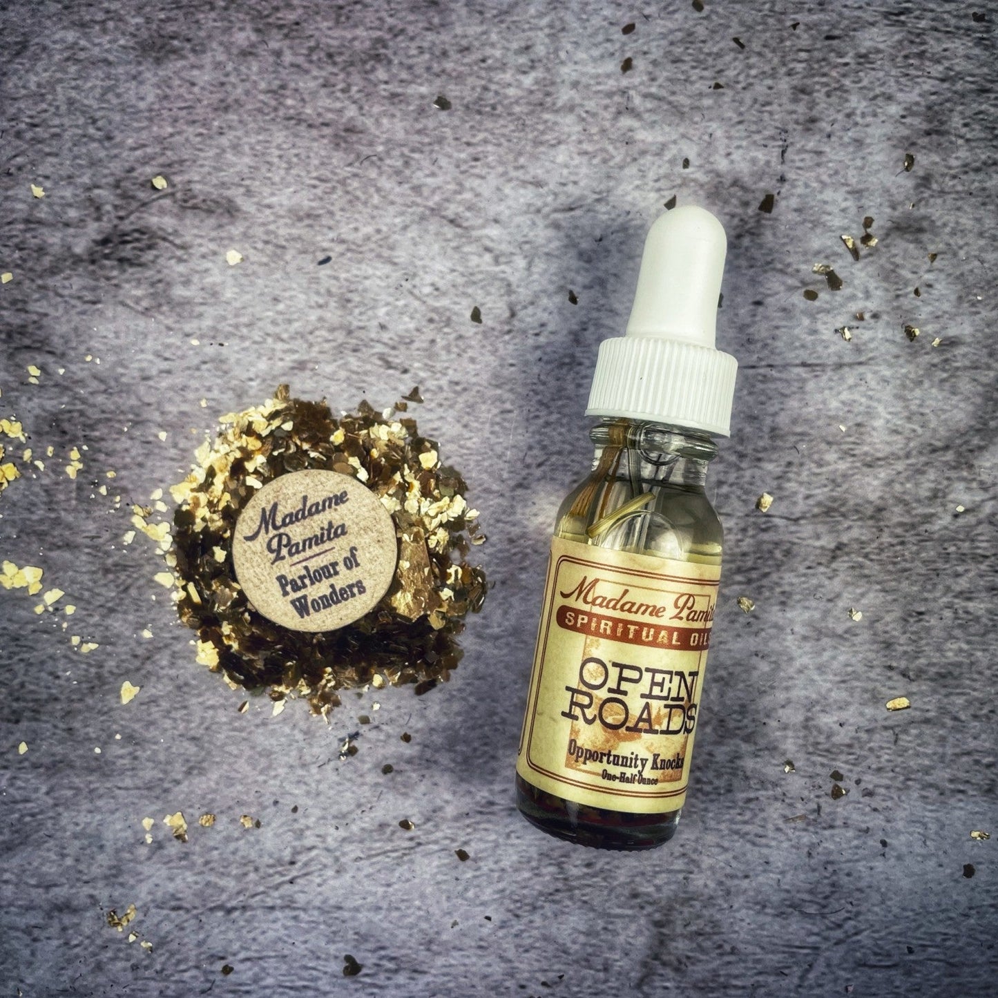 Open Roads Oil by Madame Pamita