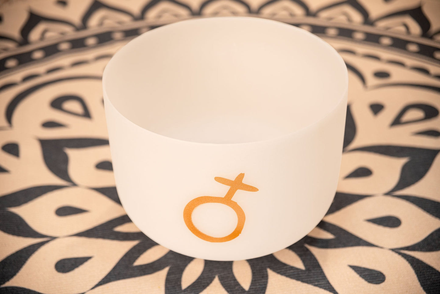 12" Planetary Tuned Crystal Singing Bowl, Earth Platonic Year 172.06 Hz