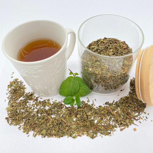 Pure Peppermint Loose Leaf Herbal Tea For Refreshing Brews