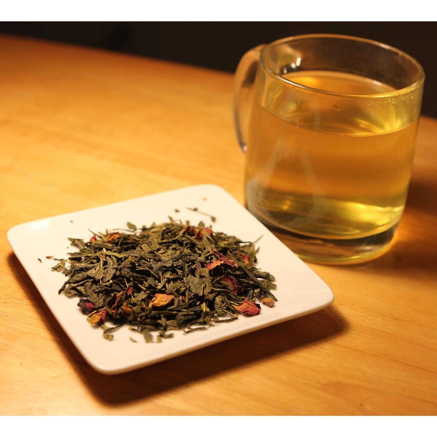 Premium Organic Cherry Green Tea Blend for Daily Energy