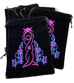 Goddess Velveteen Bag