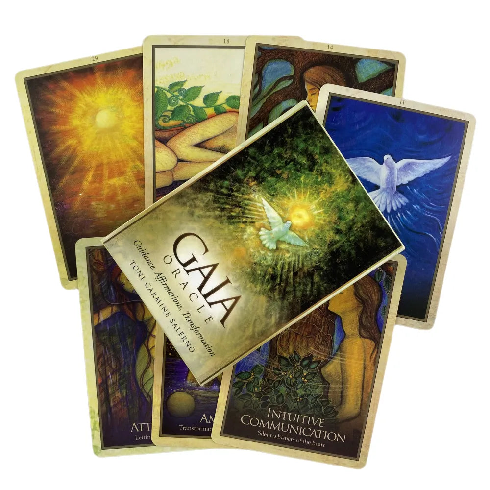Gaia Healing Oracle Card Deck for Guidance and Love