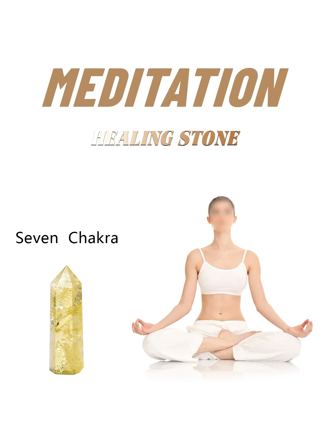 Citrine Tower Obelisk Crystal for Abundance and Protection