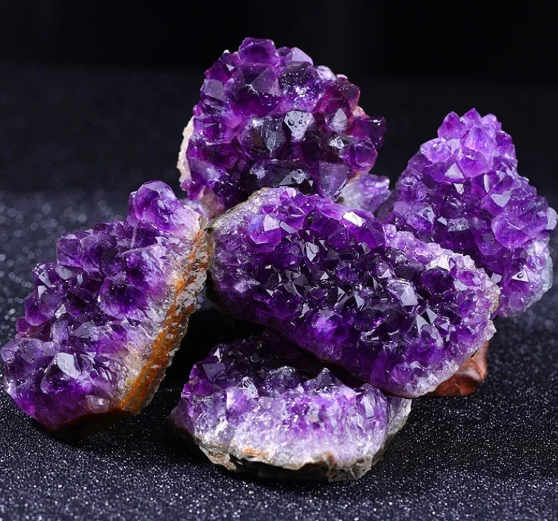 Amethyst Geode Clusters Healing Crystal for Anxiety Relief