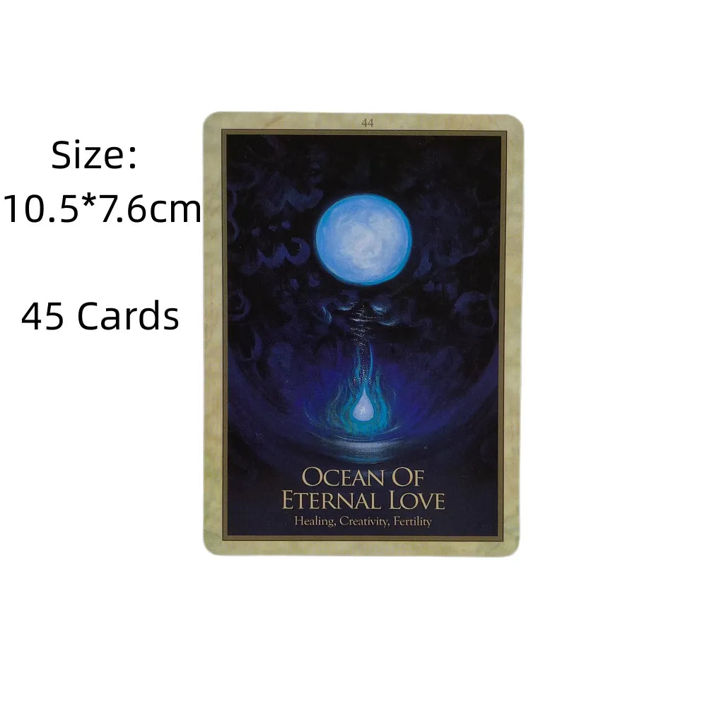 Gaia Healing Oracle Card Deck for Guidance and Love
