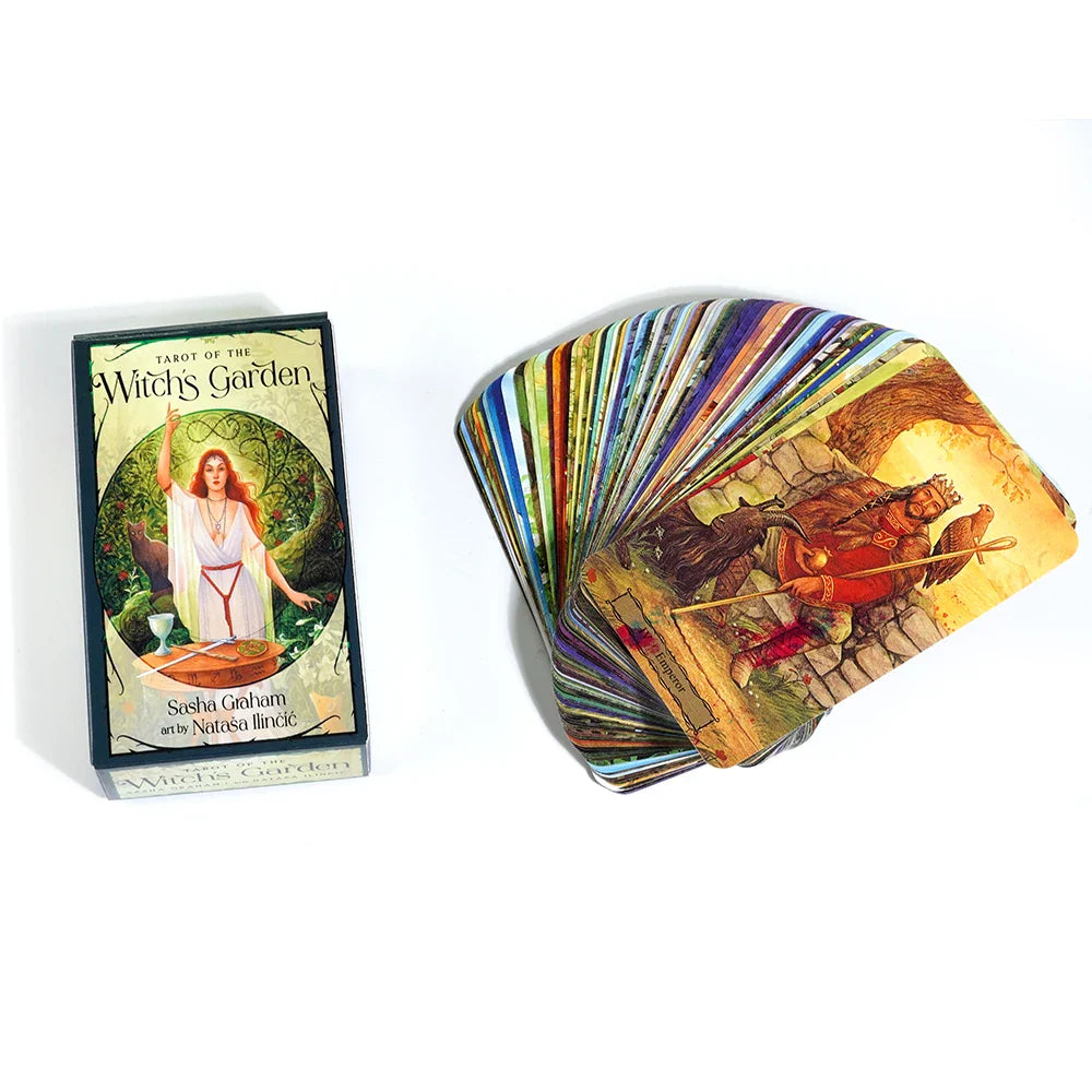 Mystical Tarot Of The Witch's Garden Deck For Manifestation