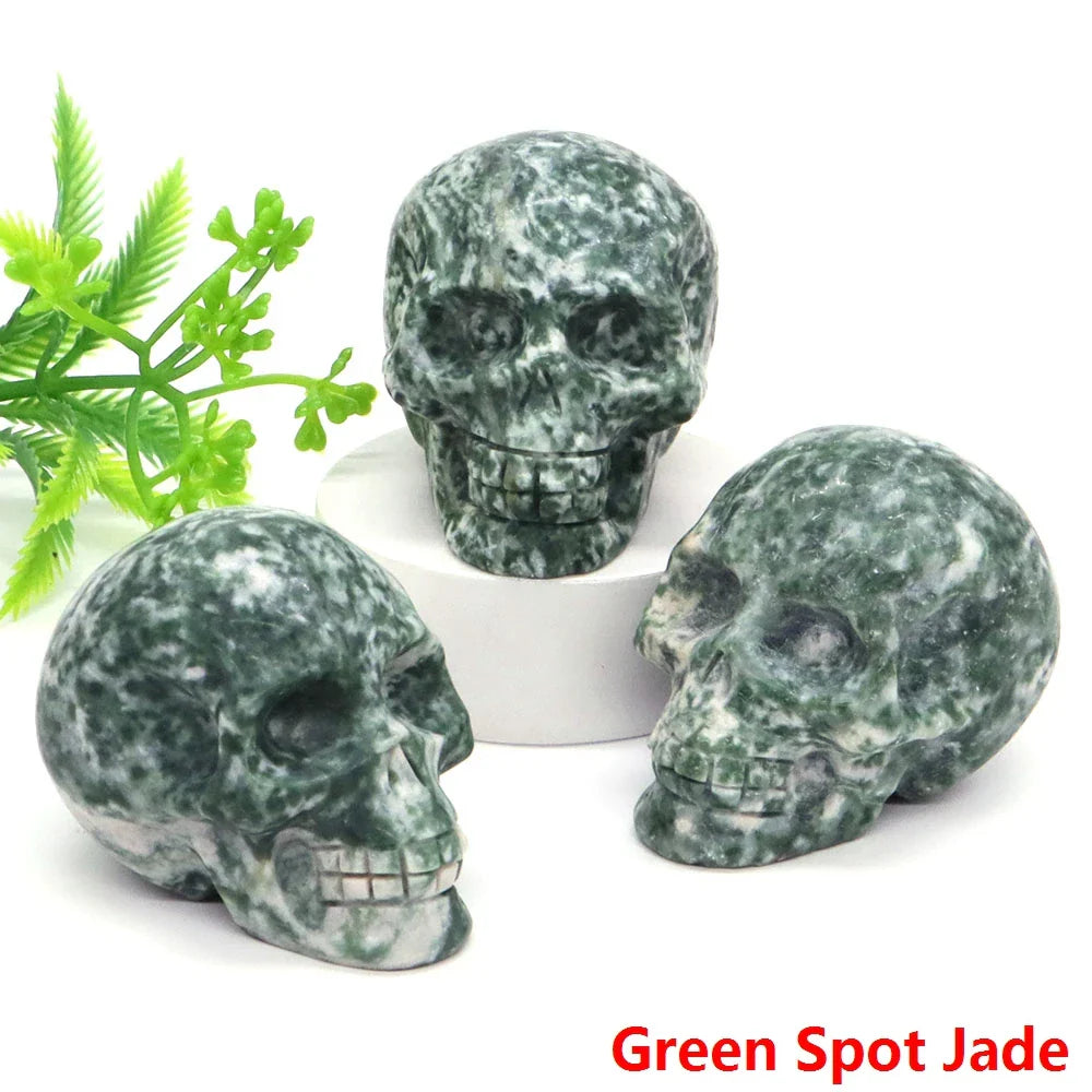 Premium Healing Crystal Skulls for Protection Energy