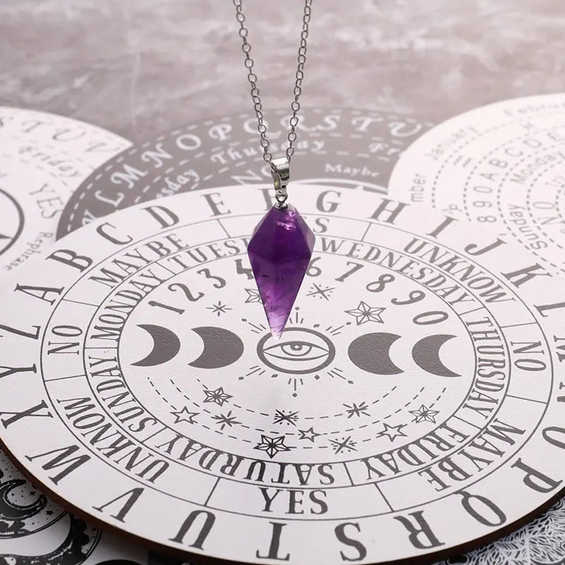 Wooden Divination Pendulum Boards With Mystical Designs
