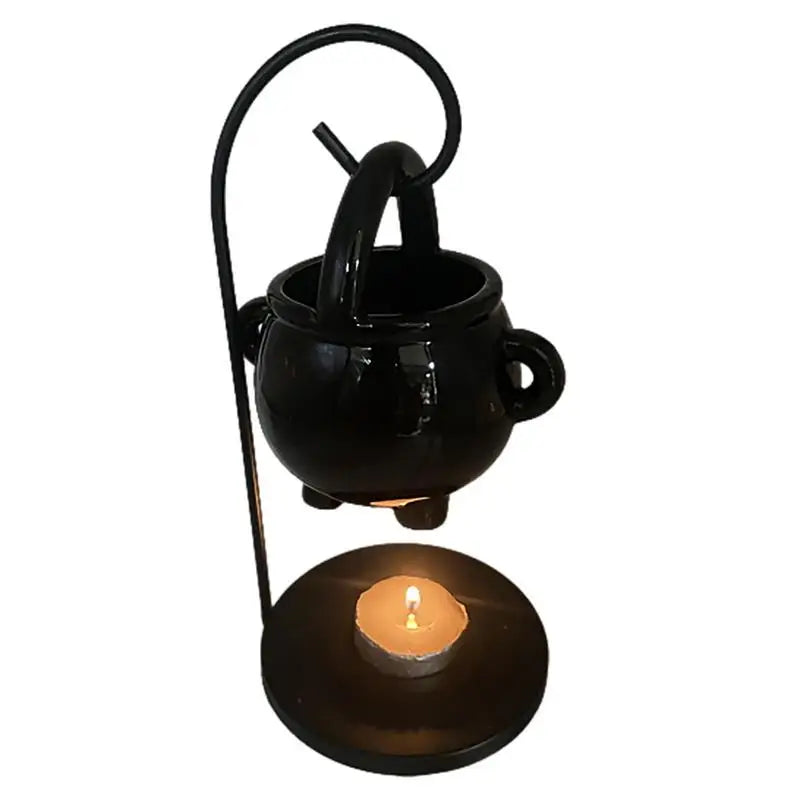 Mystical Hanging Cauldron Wax Burner For Witchcraft Home Decor