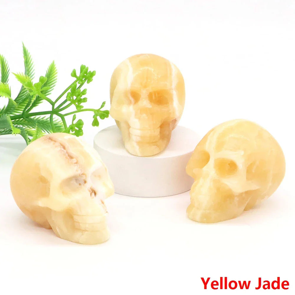 Premium Healing Crystal Skulls for Protection Energy