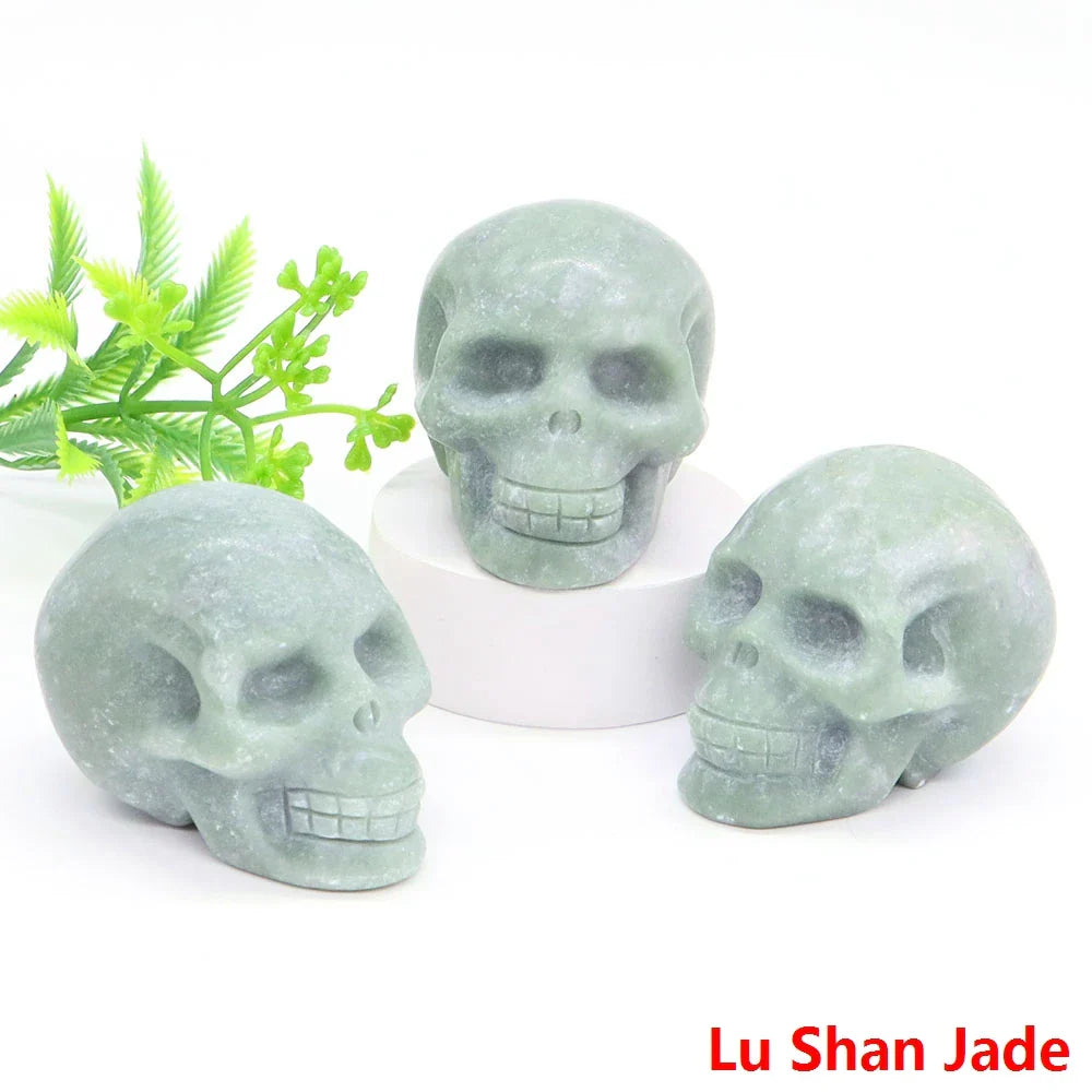 Premium Healing Crystal Skulls for Protection Energy