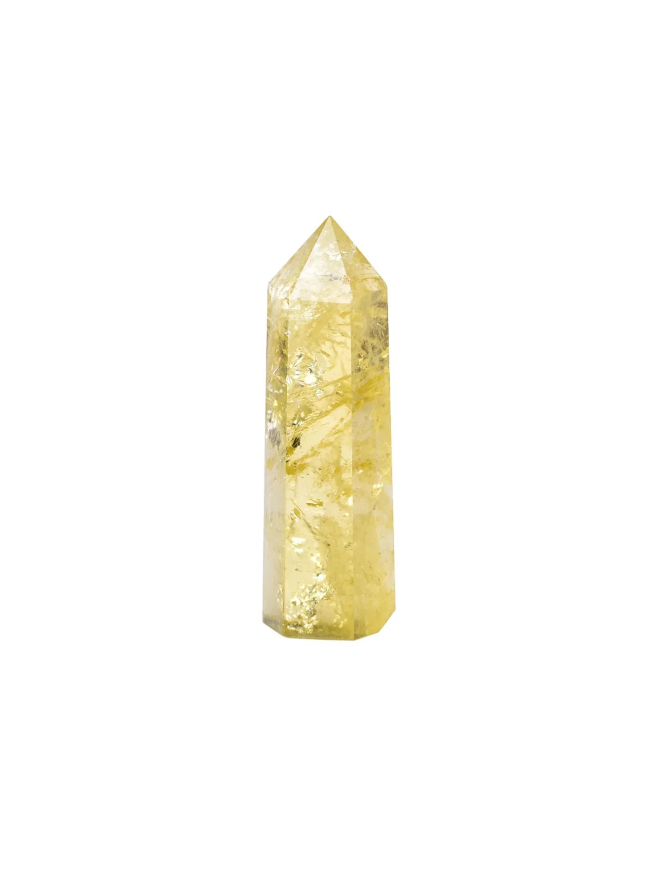 Citrine Tower Obelisk Crystal for Abundance and Protection