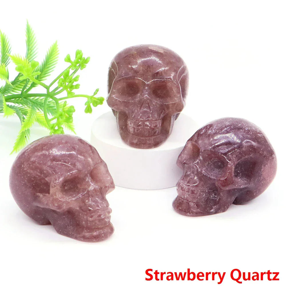 Premium Healing Crystal Skulls for Protection Energy