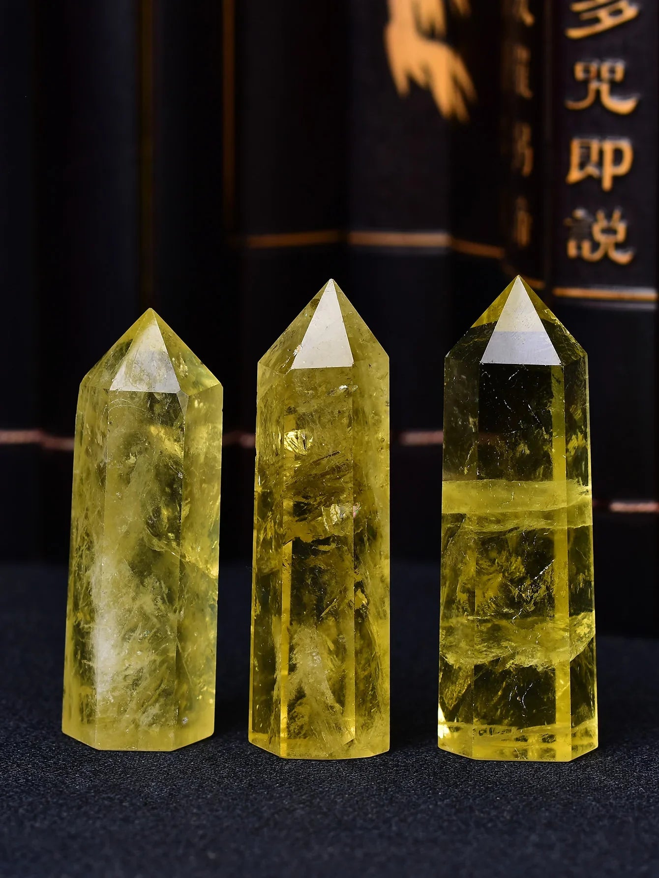 Citrine Tower Obelisk Crystal for Abundance and Protection