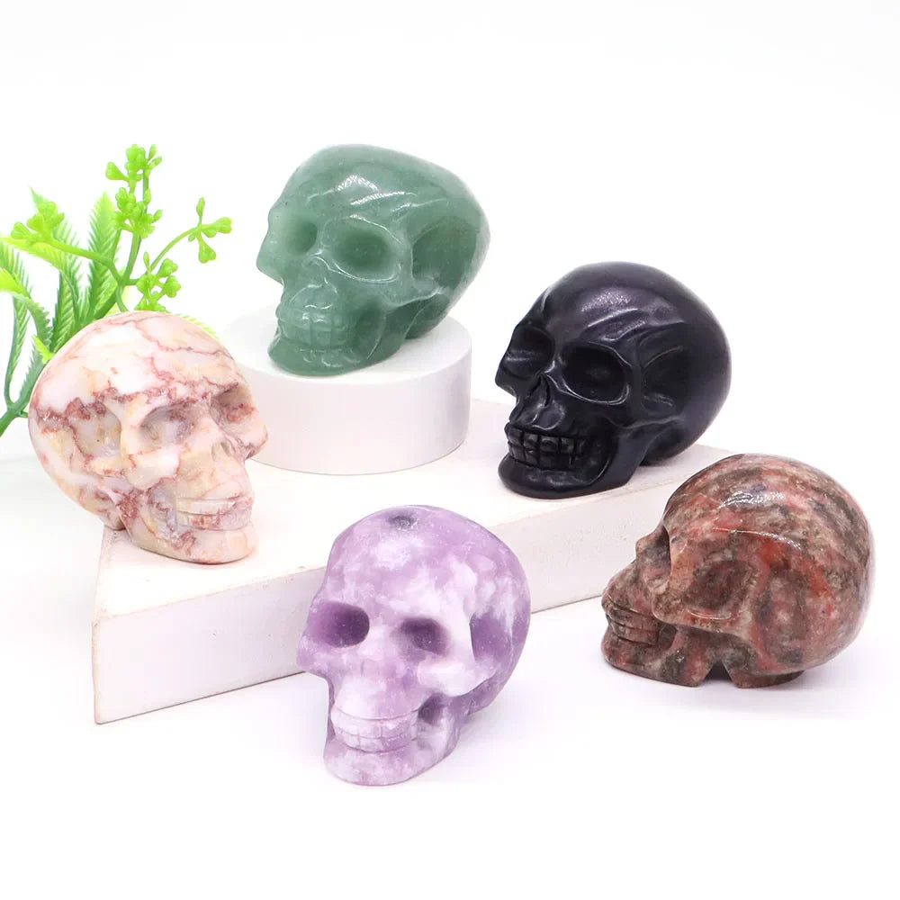 Premium Healing Crystal Skulls for Protection Energy