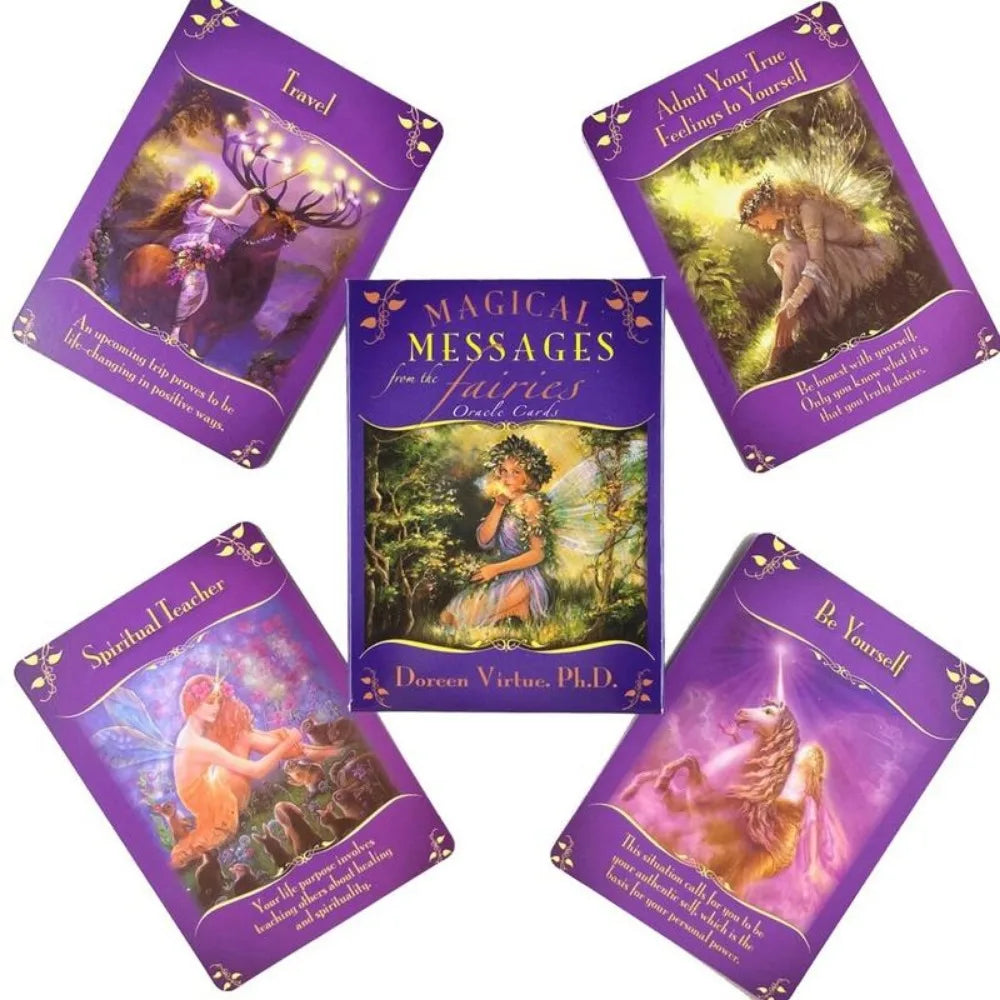Magical Fairies Oracle Cards for Healing and Love Guidance
