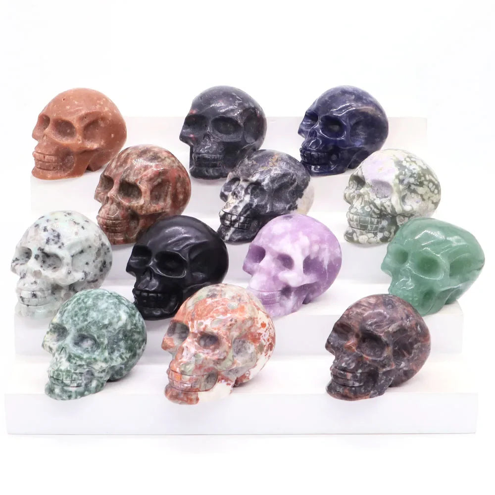 Premium Healing Crystal Skulls for Protection Energy