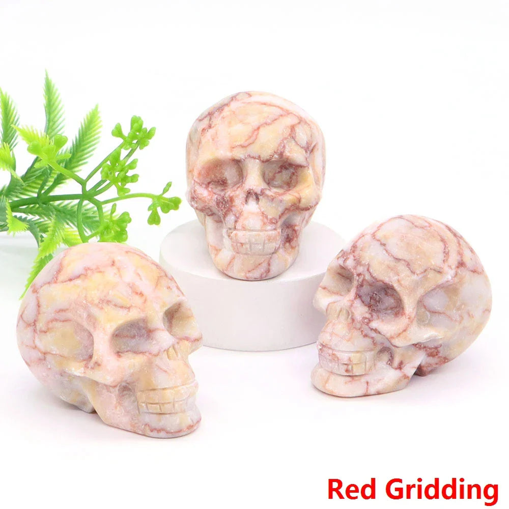 Premium Healing Crystal Skulls for Protection Energy