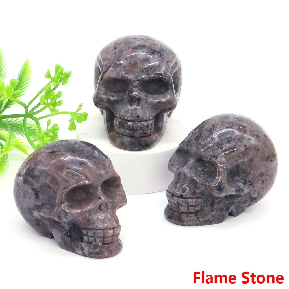 Premium Healing Crystal Skulls for Protection Energy