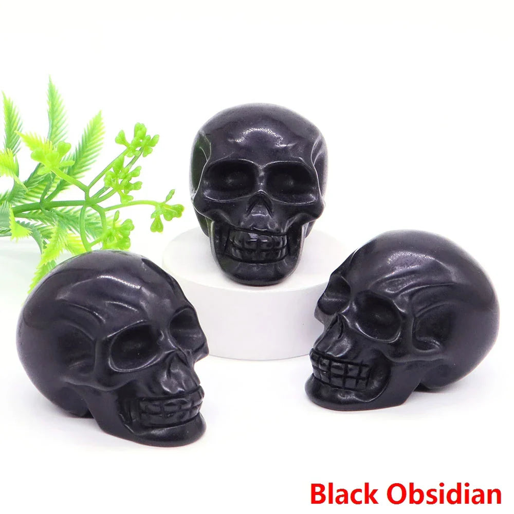 Premium Healing Crystal Skulls for Protection Energy