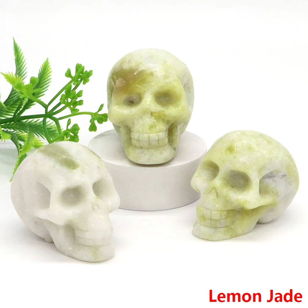 Premium Healing Crystal Skulls for Protection Energy