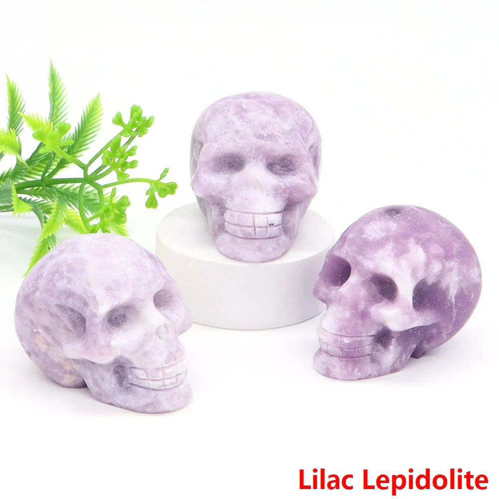 Premium Healing Crystal Skulls for Protection Energy
