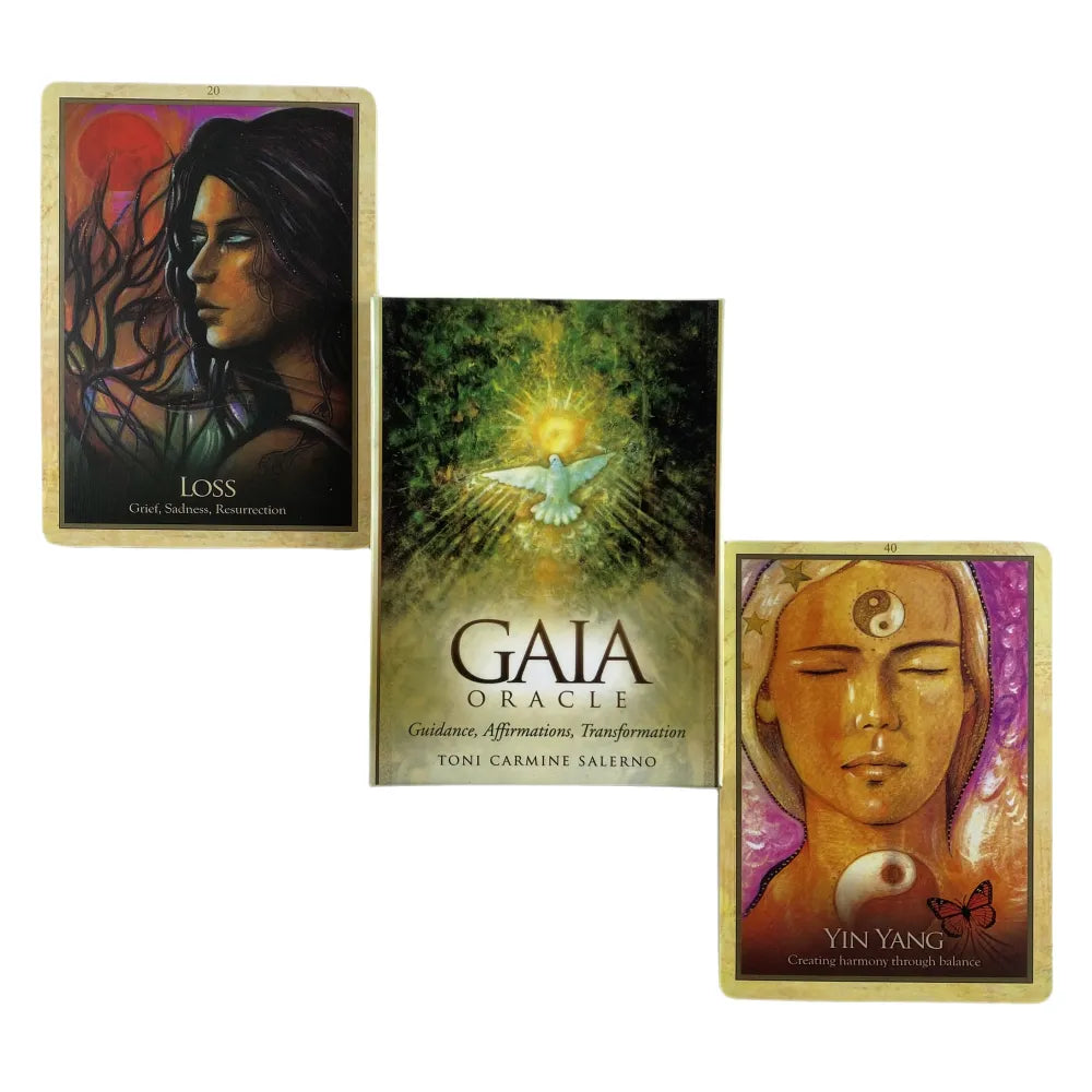 Gaia Healing Oracle Card Deck for Guidance and Love