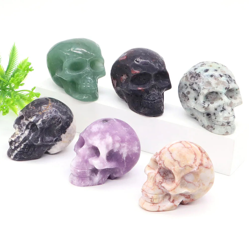Premium Healing Crystal Skulls for Protection Energy