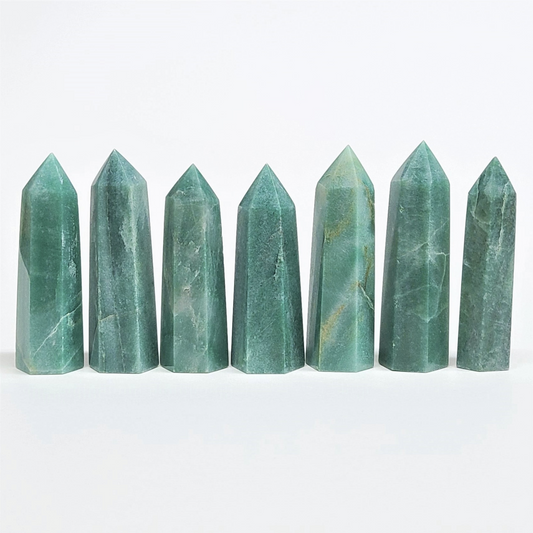 Authentic Green Aventurine Healing Crystal Tower