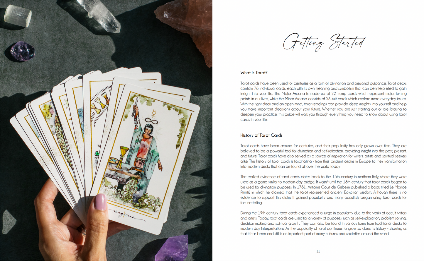 Mystical Intuitive Tarot Workbook: Decoding The Cards
