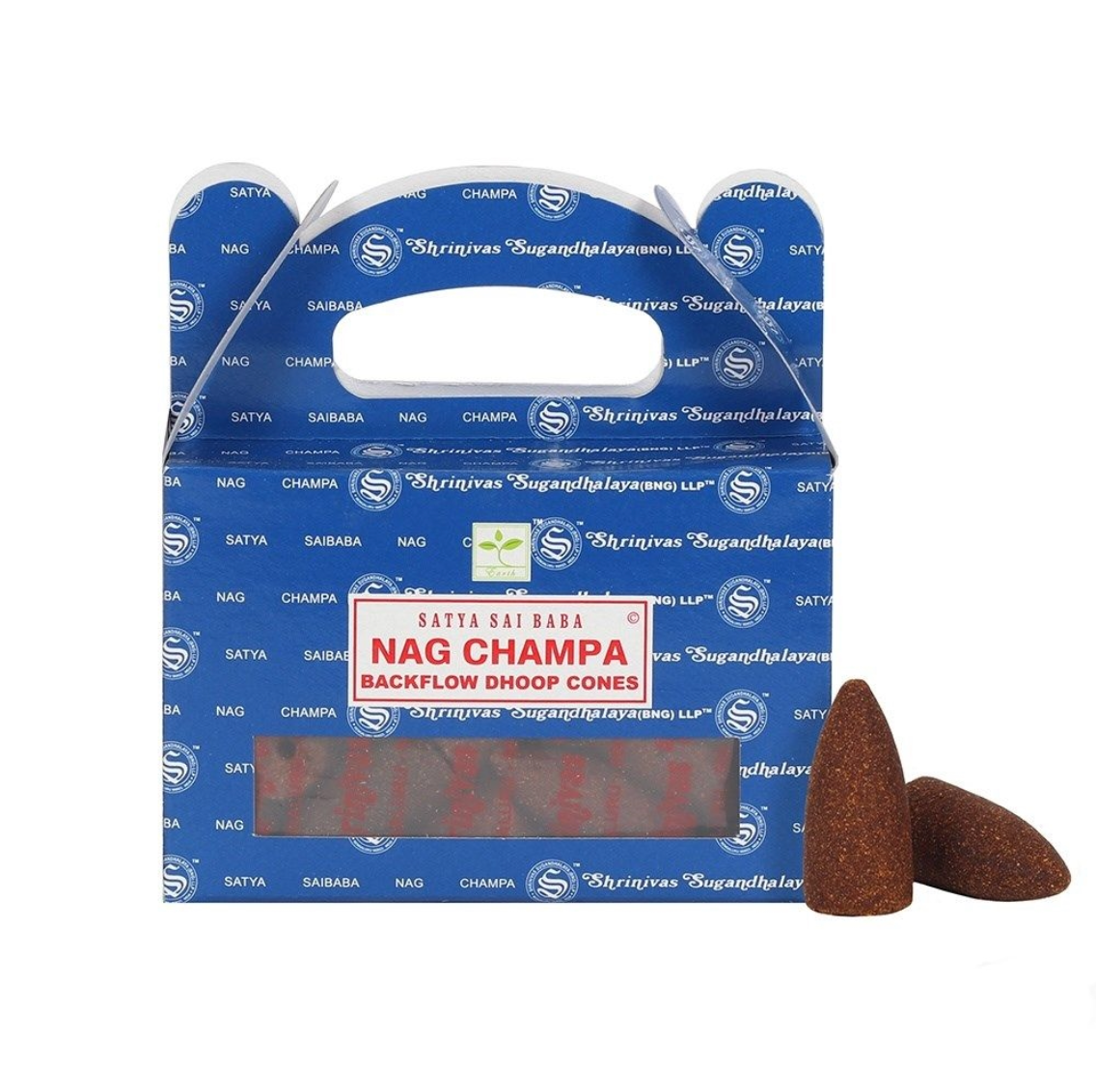 Hand-Rolled Satya Backflow Incense Cones for Aromatherapy