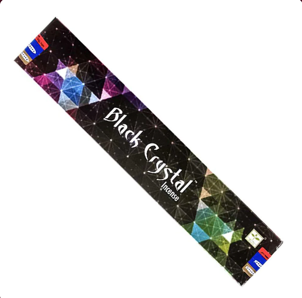 Premium Satya Black Crystal Healing Incense Sticks 15g