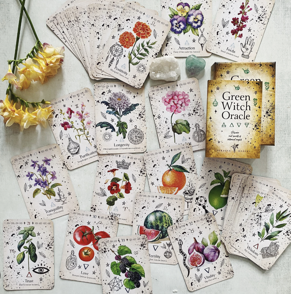 Green Witch Oracle Deck for Botanical Magick Healing