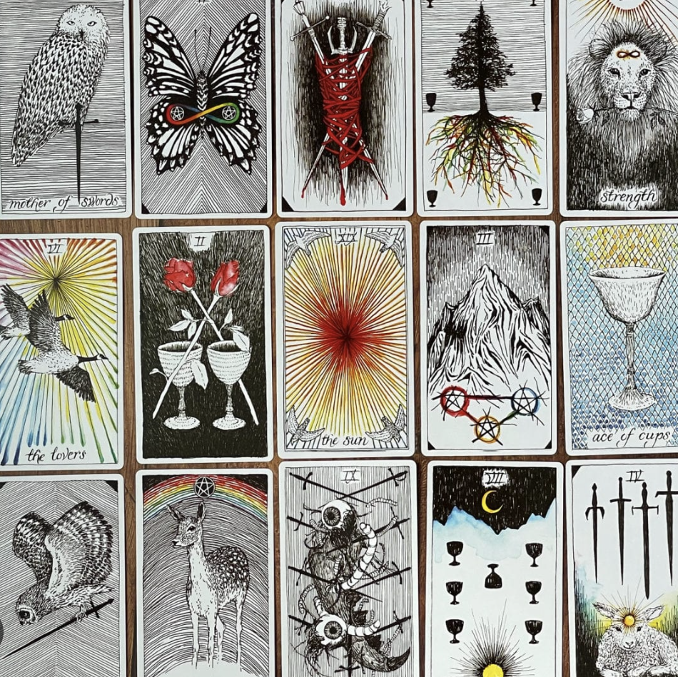 Mystical Wild Unknown Tarot Deck for Daily Guidance