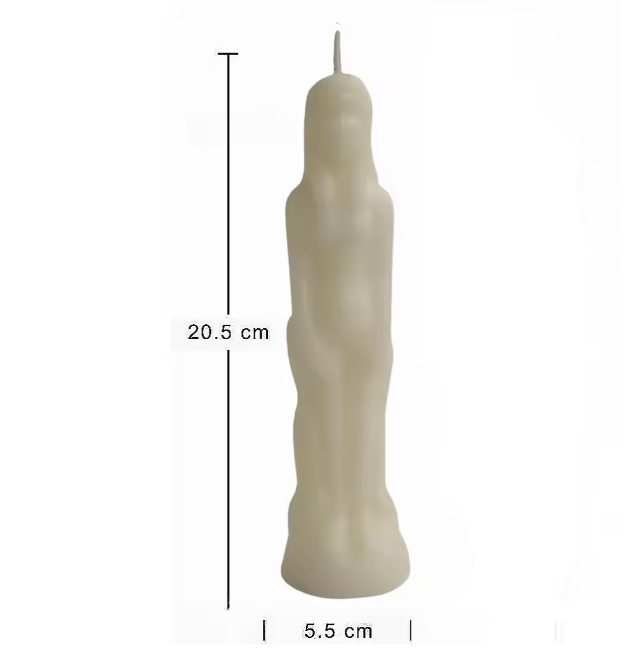 Female Male Figurine Ritual Candles in Assorted Colors
