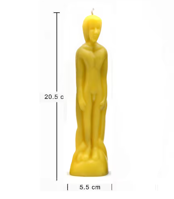Female Male Figurine Ritual Candles in Assorted Colors