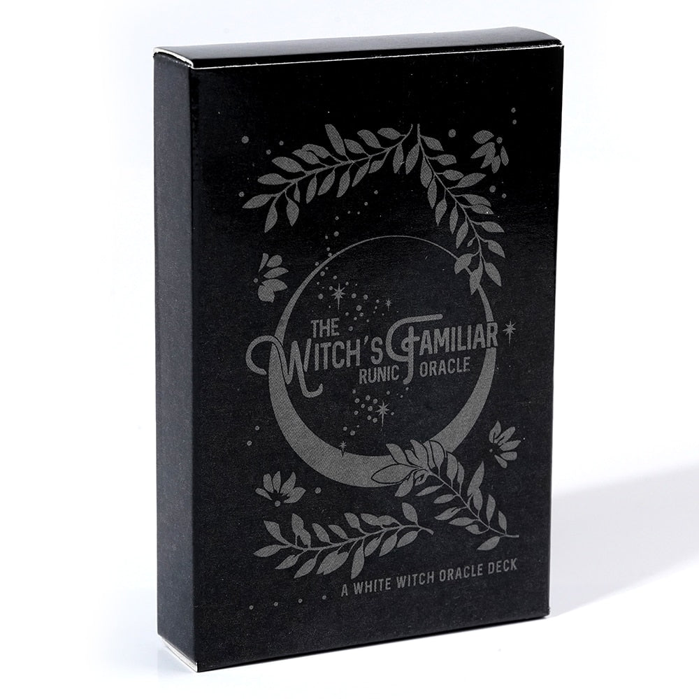 The Witch's Familiar Runic Oracle Deck for Mystical Guidance