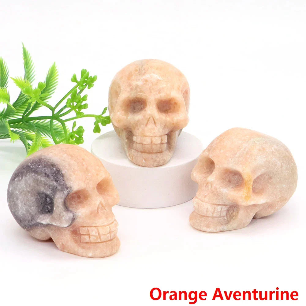 Premium Healing Crystal Skulls for Protection Energy