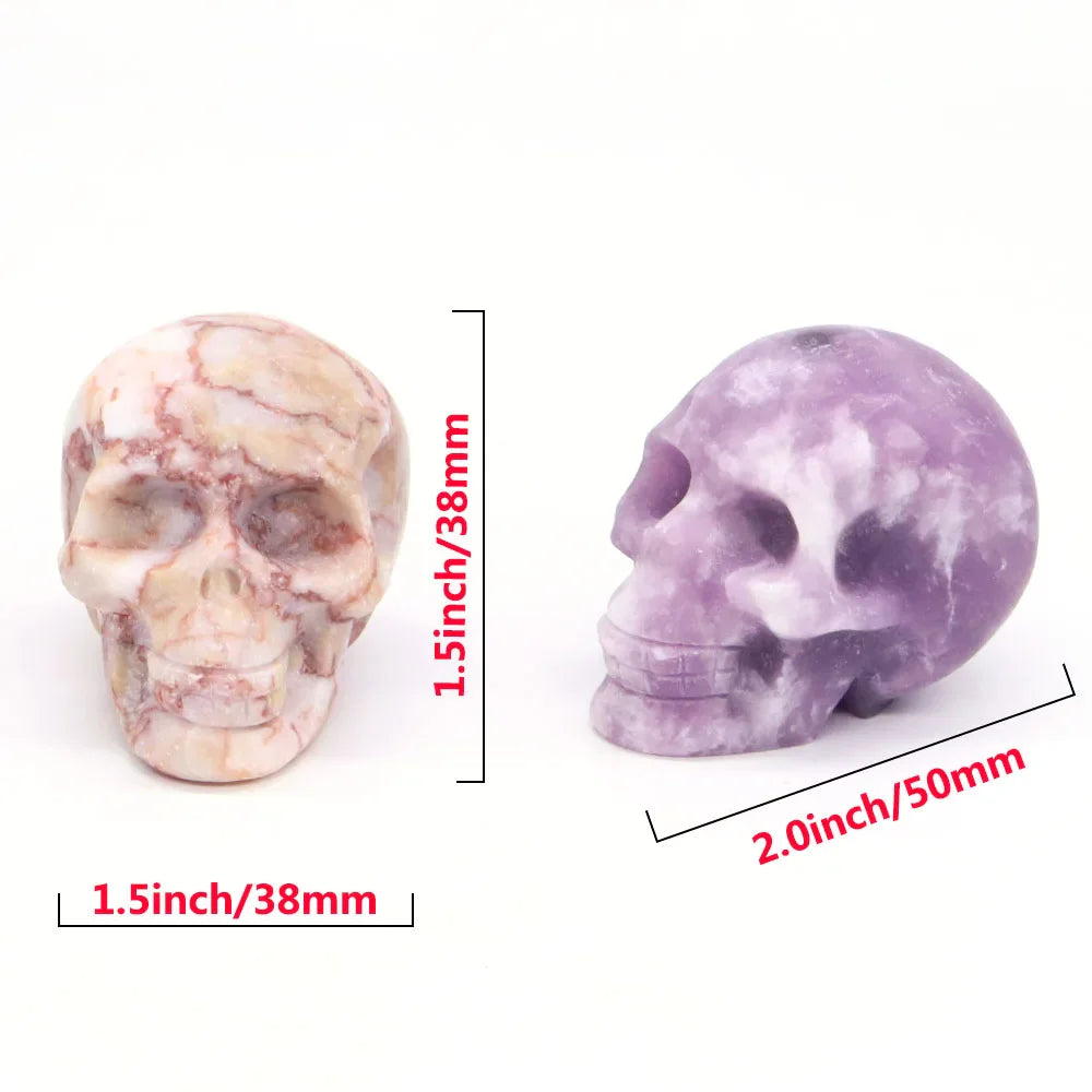 Premium Healing Crystal Skulls for Protection Energy