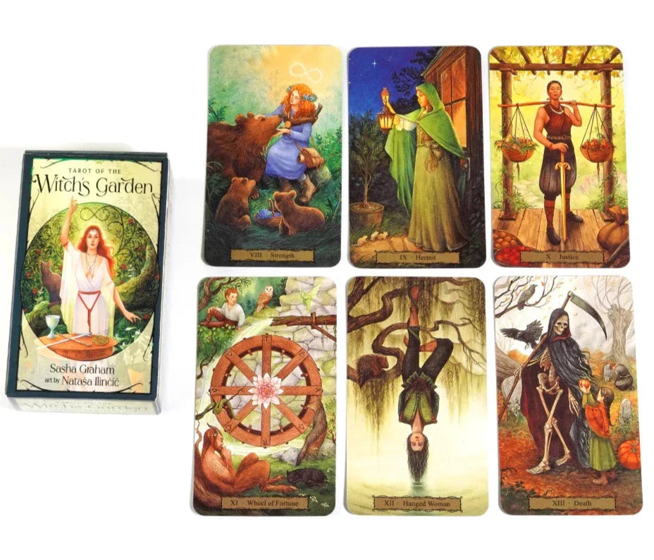 Mystical Tarot Of The Witch's Garden Deck For Manifestation