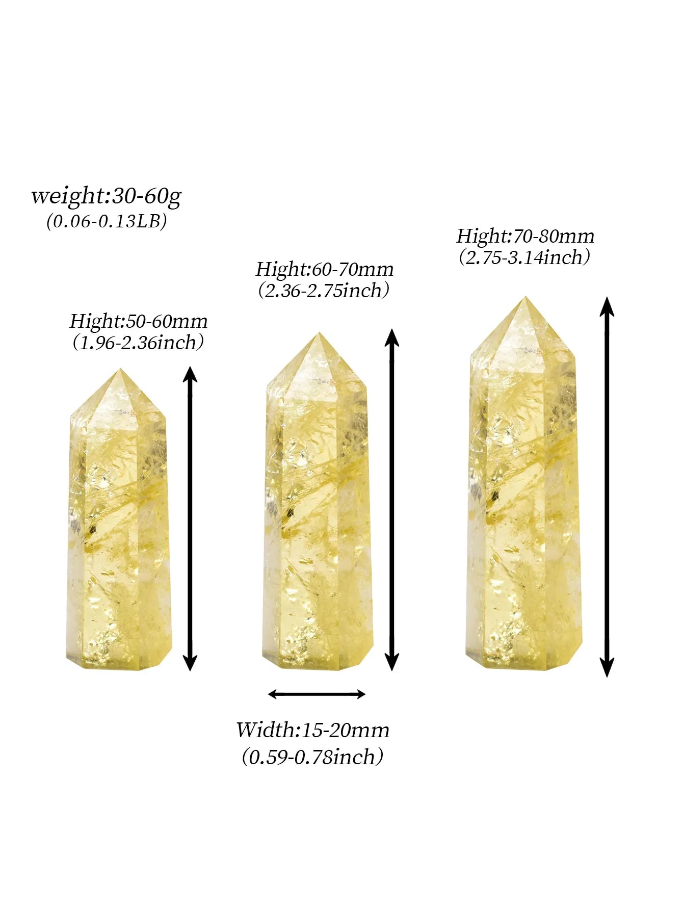 Citrine Tower Obelisk Crystal for Abundance and Protection