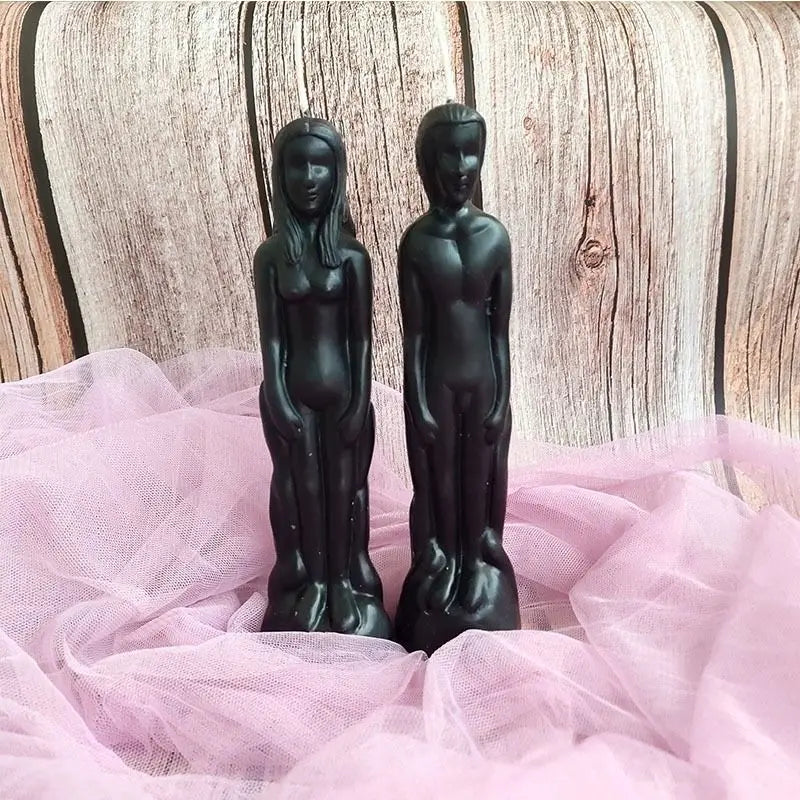 Female Male Figurine Ritual Candles in Assorted Colors